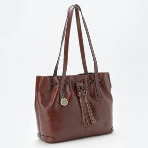 Patricia Nash Leather Drawstring Witney Tote